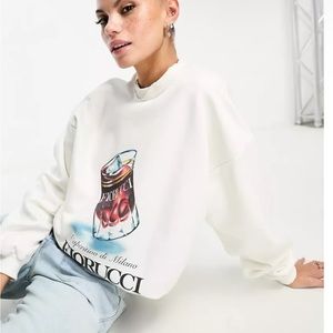Fiorucci Graphic Sweatshirt Size Small